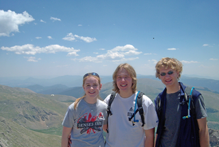 At the summit of Mt. Bierstadt image